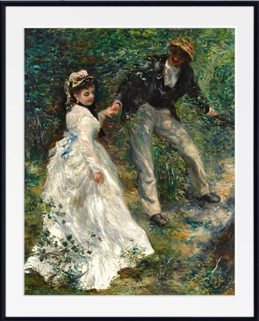 Renoir, Impressionist Fine Art Print, La Promenade