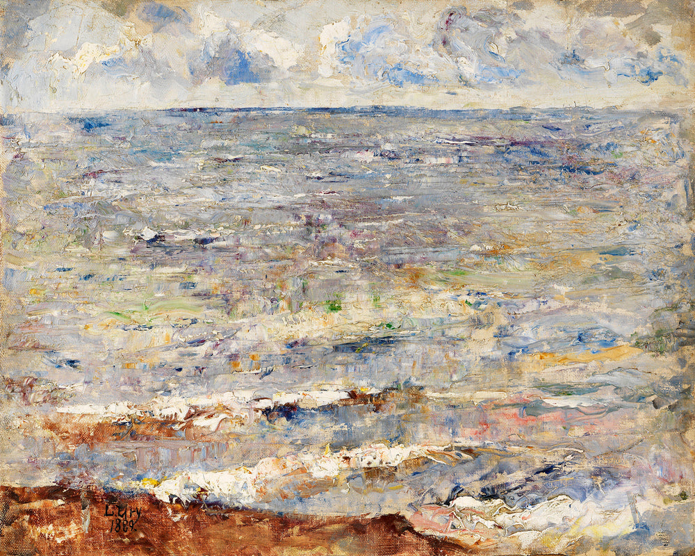 The Sea (1889) by Lesser Ury — unframed