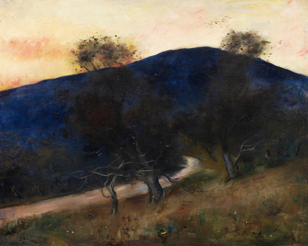 The Blue Mountain (1900–1910) by Lesser Ury — unframed