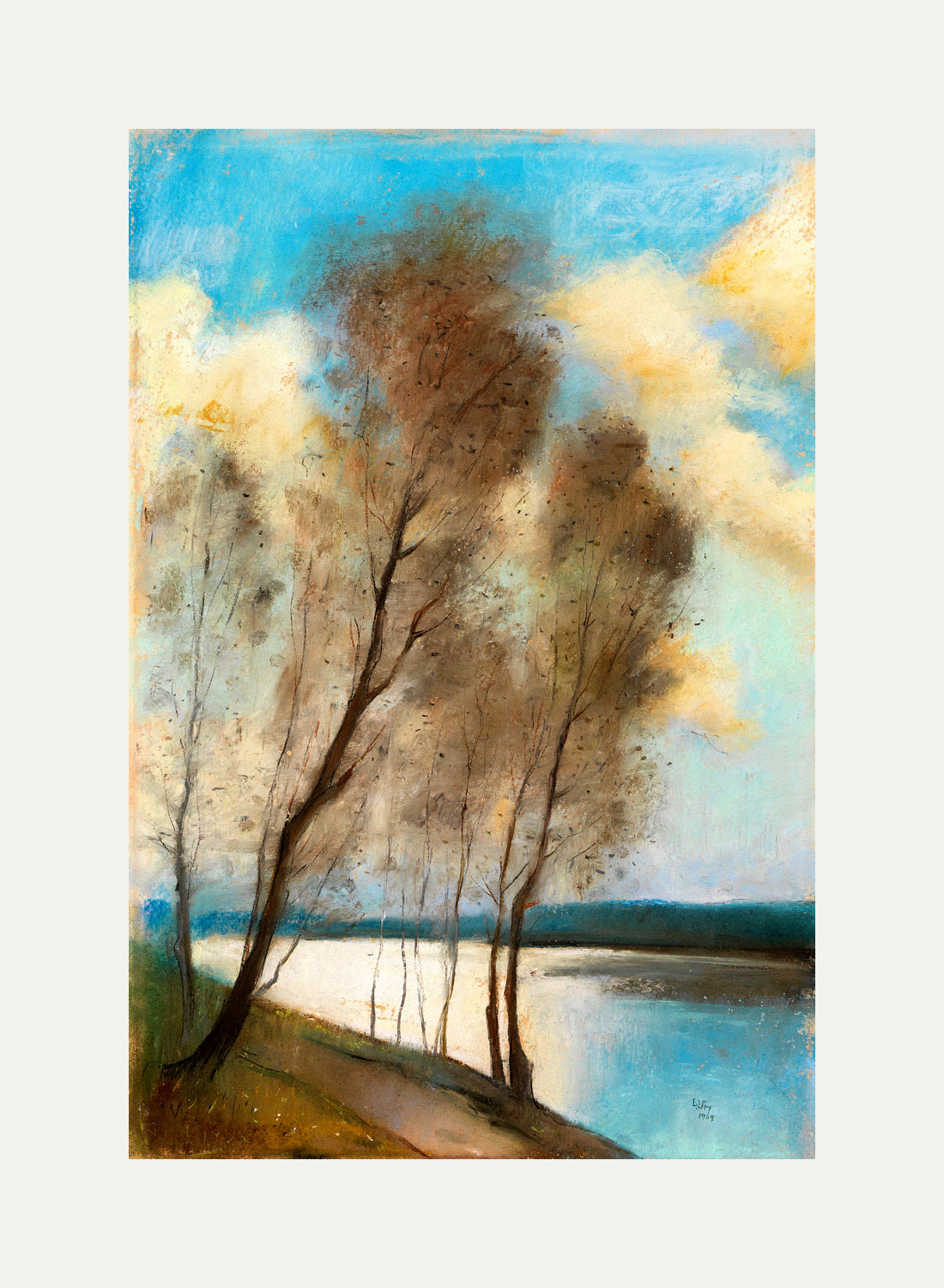 Spring (1903) by Lesser Ury — rolled canvas