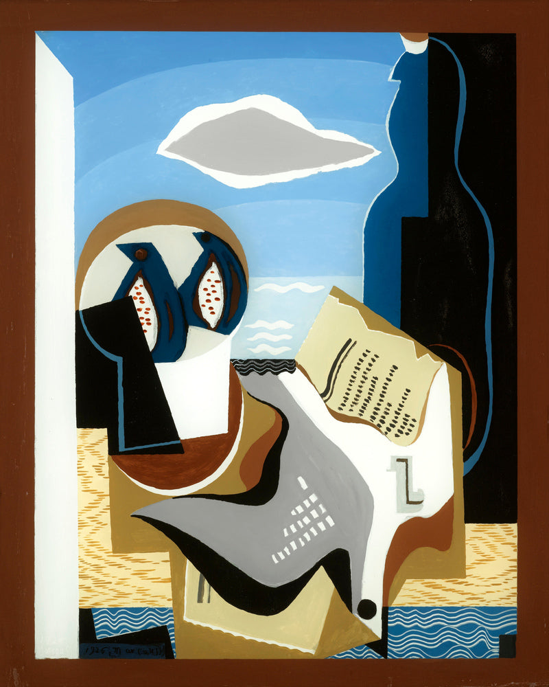 Louis Marcoussis Print, Composition À L’oiseau as an unframed print