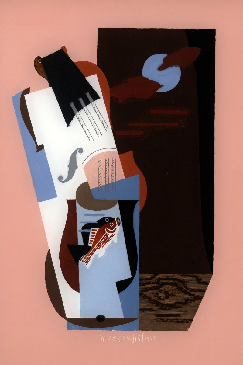Louis Marcoussis Print, Fish (1926) as an unframed print