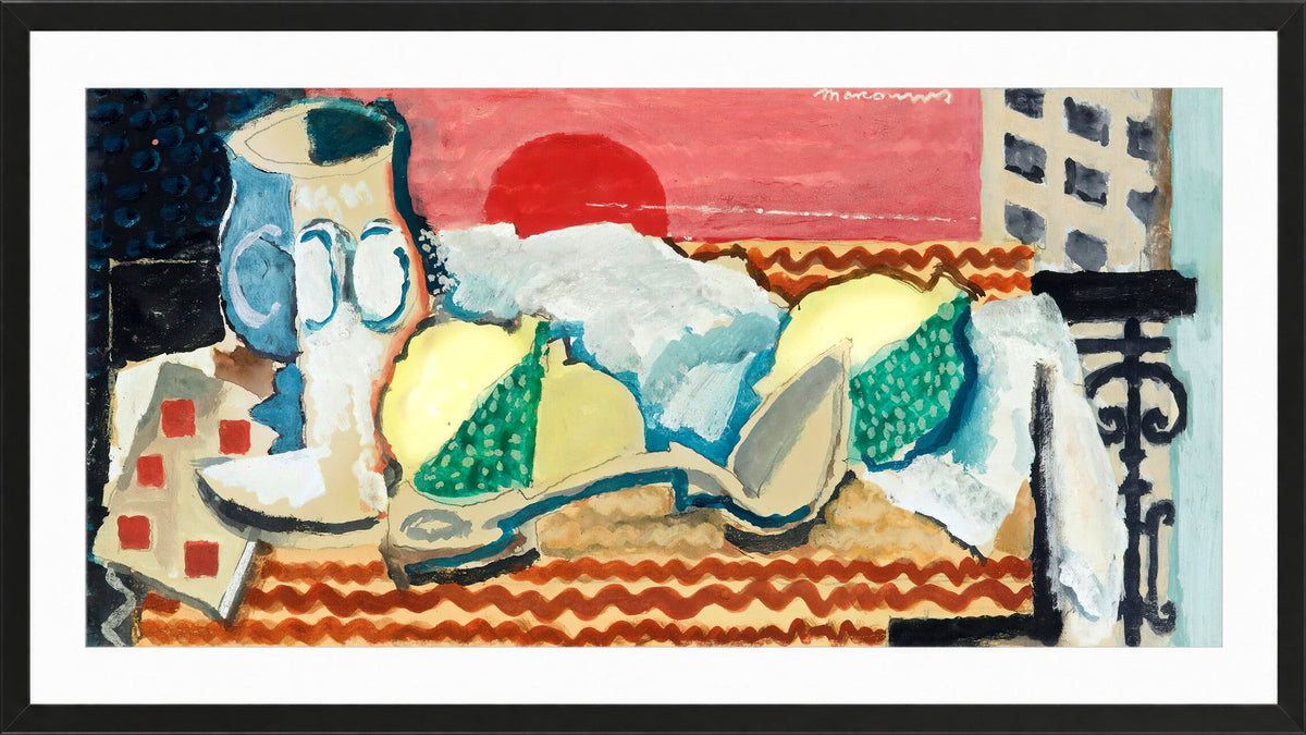 Louis Marcoussis Print, Nature Morte À La Cuillère (circa 1925) in a black frame