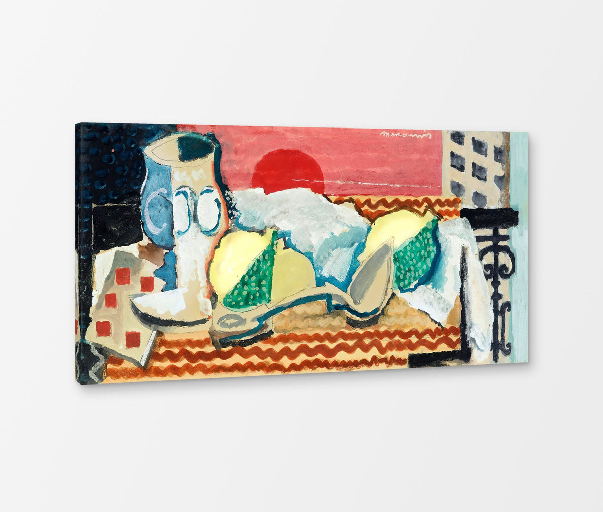 Louis Marcoussis Print, Nature Morte À La Cuillère (circa 1925) as a ready-to-hang canvas panel