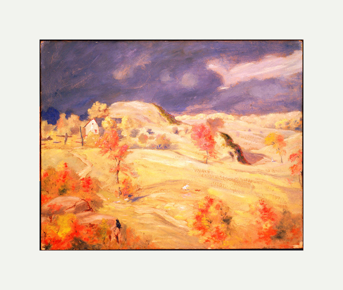 Louis Michel Eilshemius Print, Approaching Storm — rolled canvas