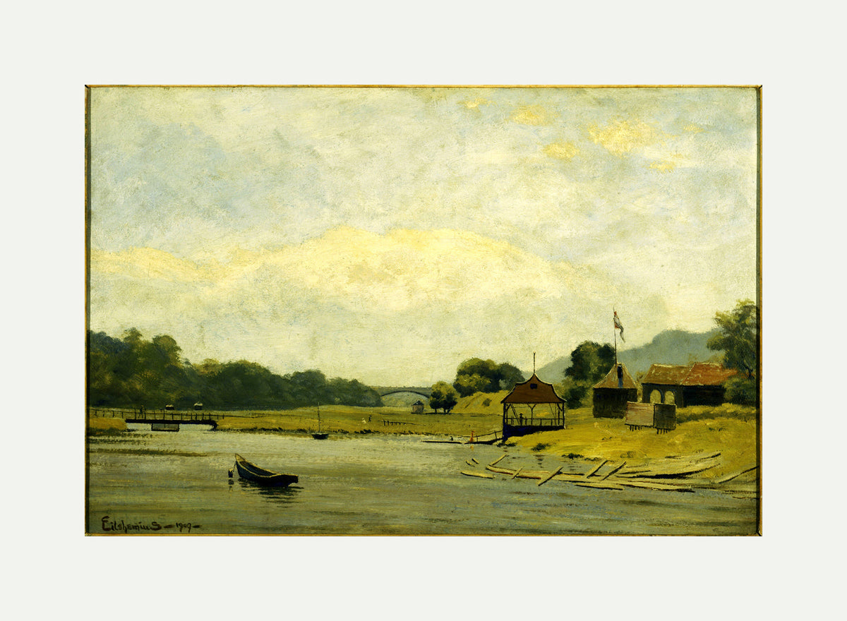 Louis Michel Eilshemius Print, Kingsbridge — rolled canvas