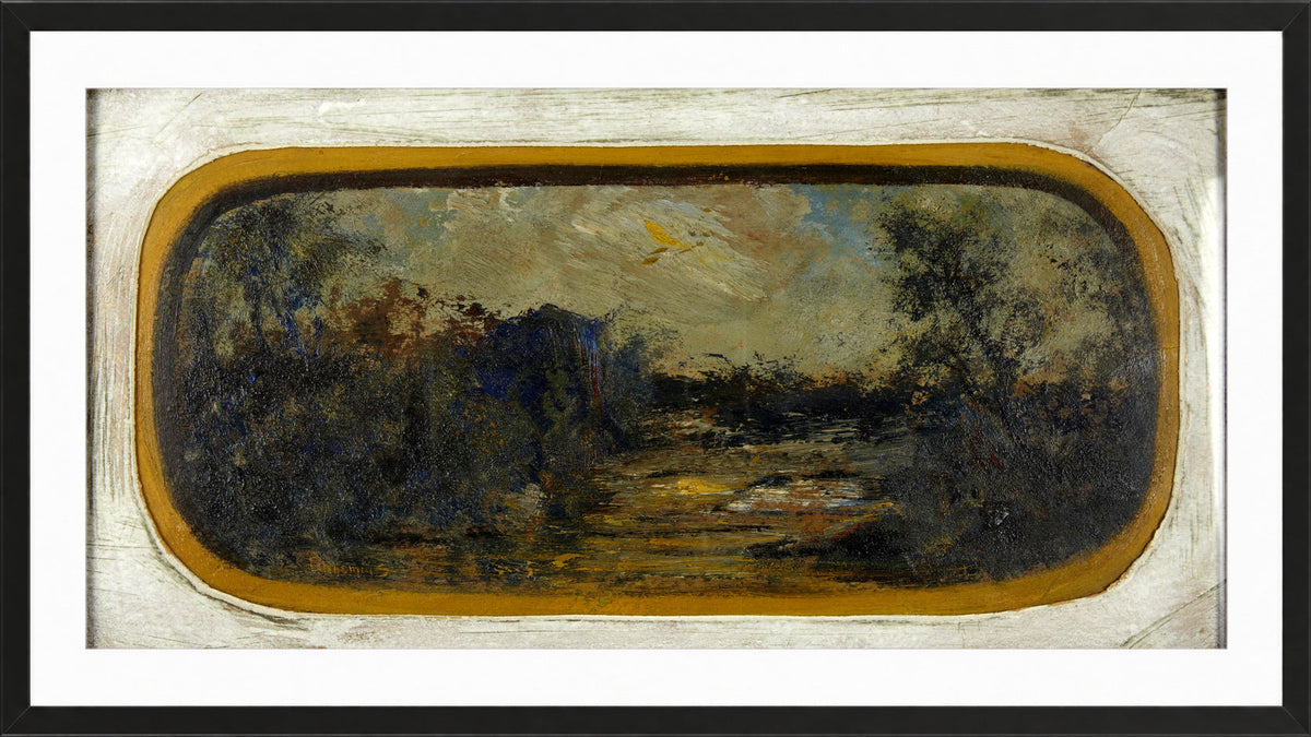Louis Michel Eilshemius Print, Landscape — black frame