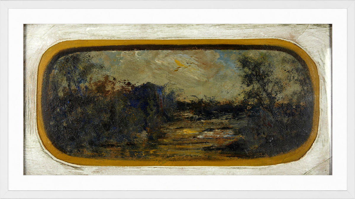 Louis Michel Eilshemius Print, Landscape — white frame