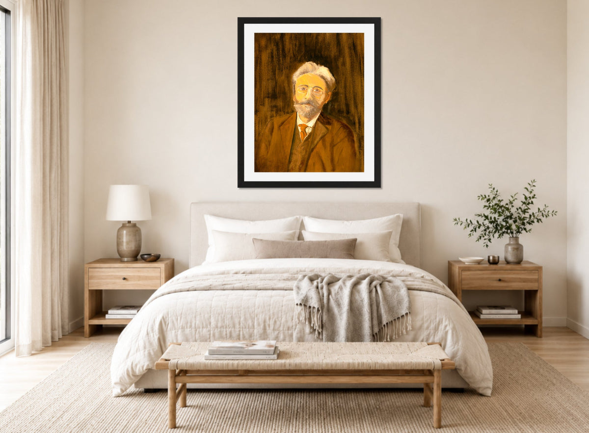 Louis Michel Eilshemius Print, Self-Portrait (1915) — bedroom