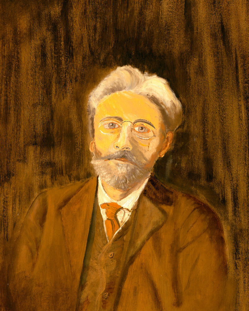 Louis Michel Eilshemius Print, Self-Portrait (1915) — unframed