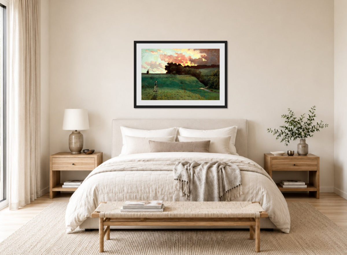 Louis Michel Eilshemius Print, Stormy Landscape (1890) — bedroom