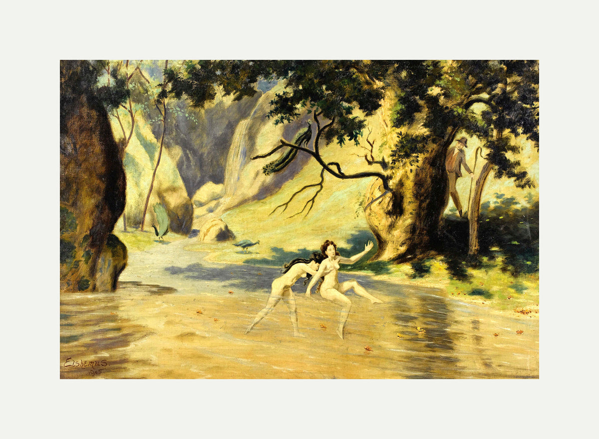 Louis Michel Eilshemius Print, The Intruder (1905) — rolled canvas