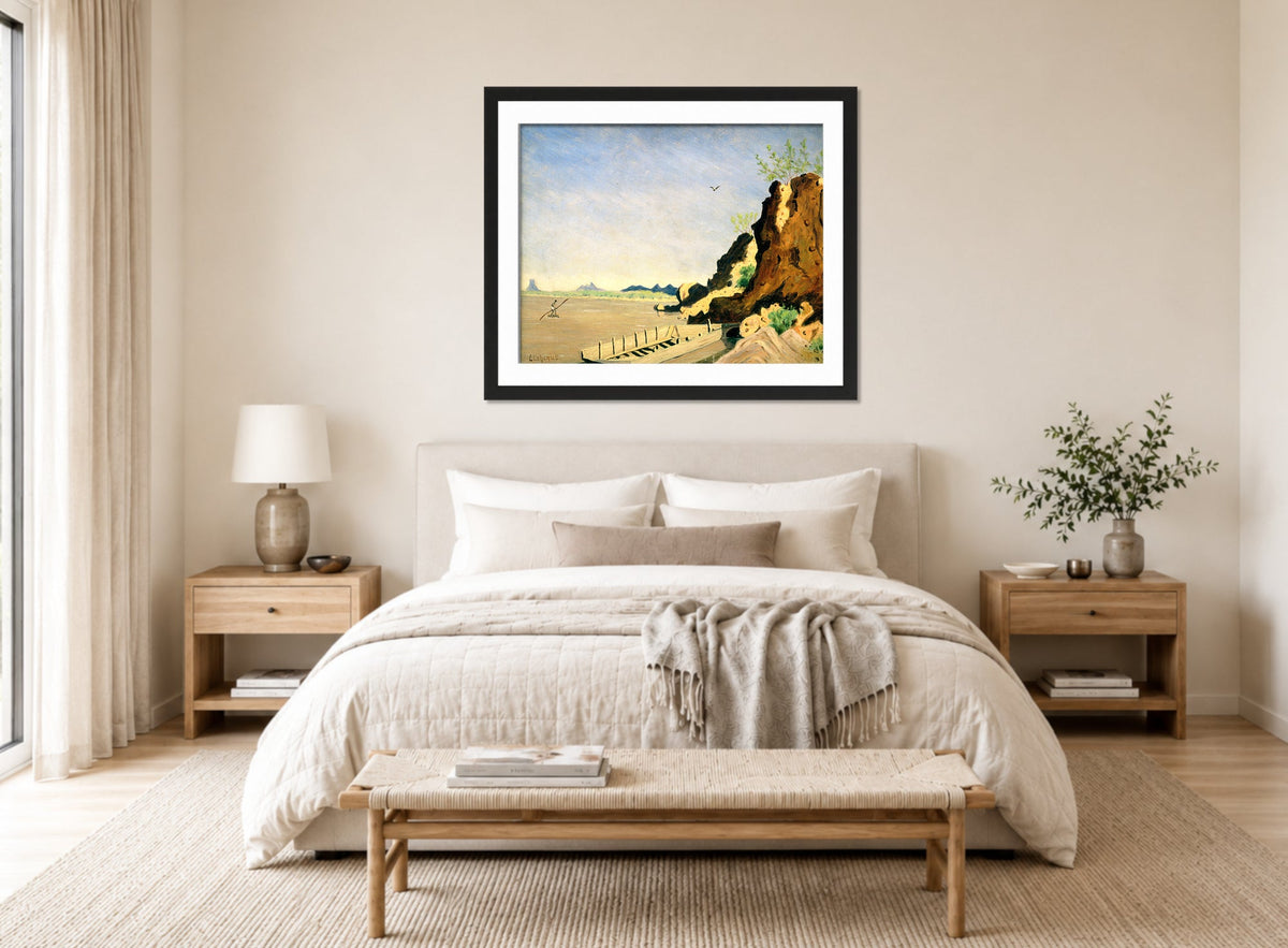 Louis Michel Eilshemius Print, Yuma, Arizona — bedroom