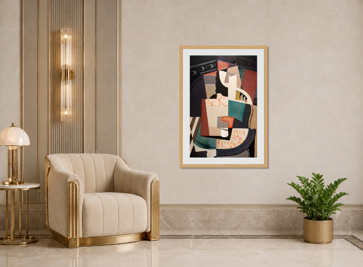 Femme Assise (Seated Woman) by Maria Blanchard — art deco roomset