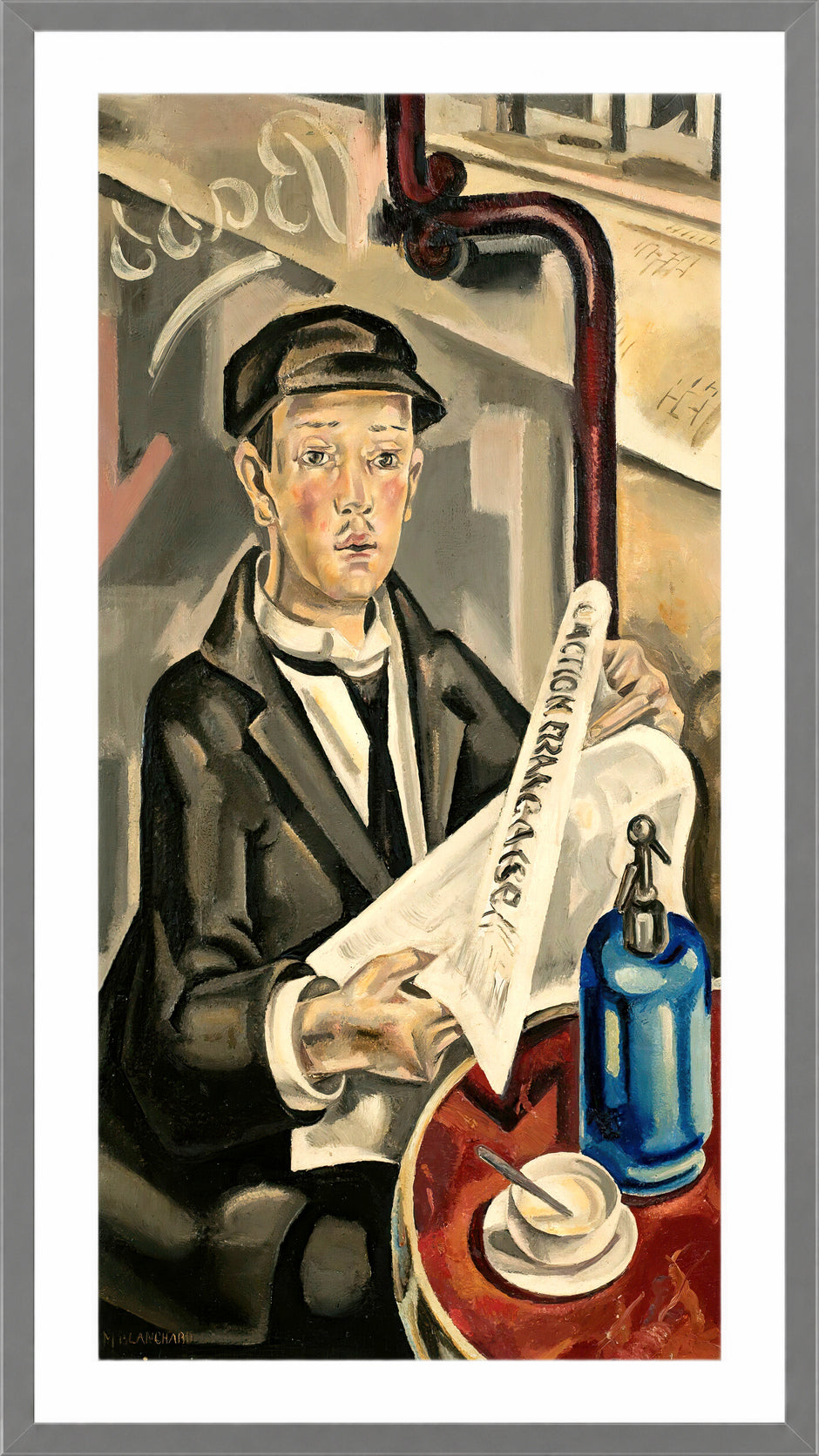 Le Camelot du Roy (1924–1925) by Maria Blanchard — light grey frame