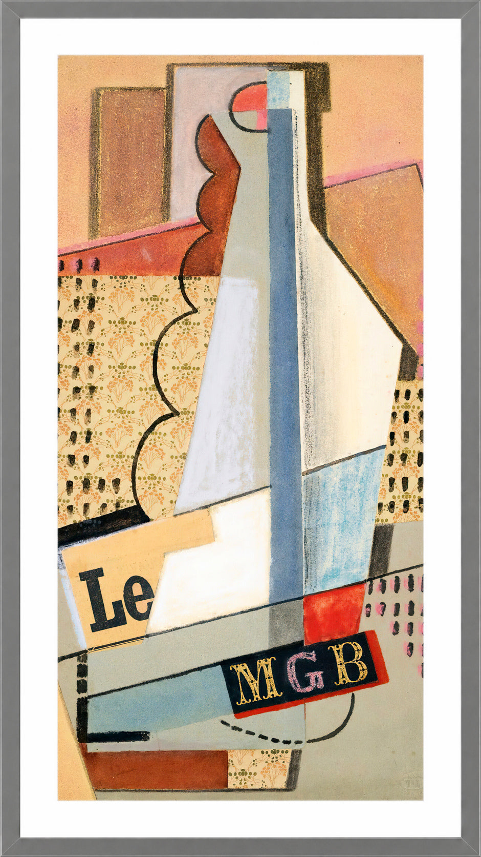 Le Monogramme (1916) by Maria Blanchard — light grey frame
