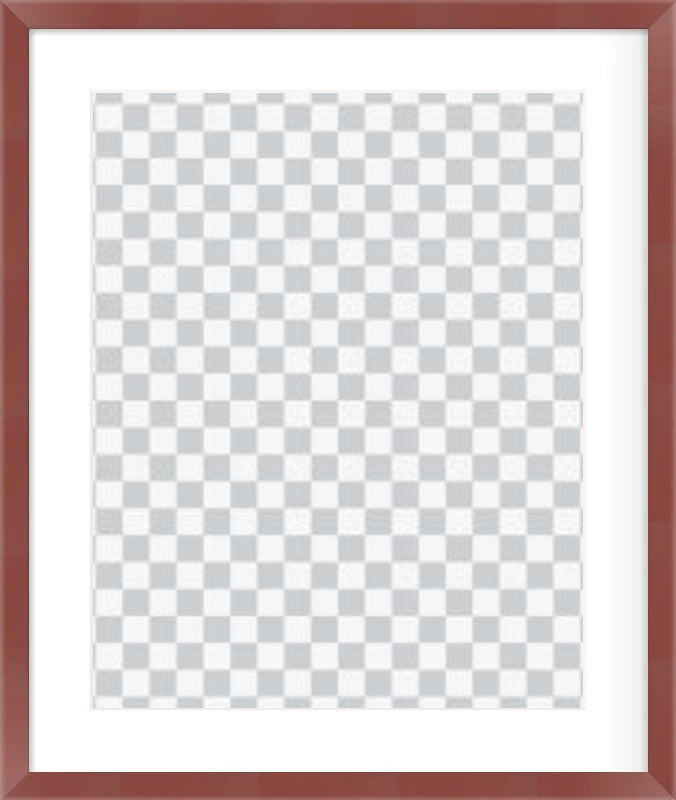 Maroon Frames For Prints - Landscape, Square and Portrait Formats