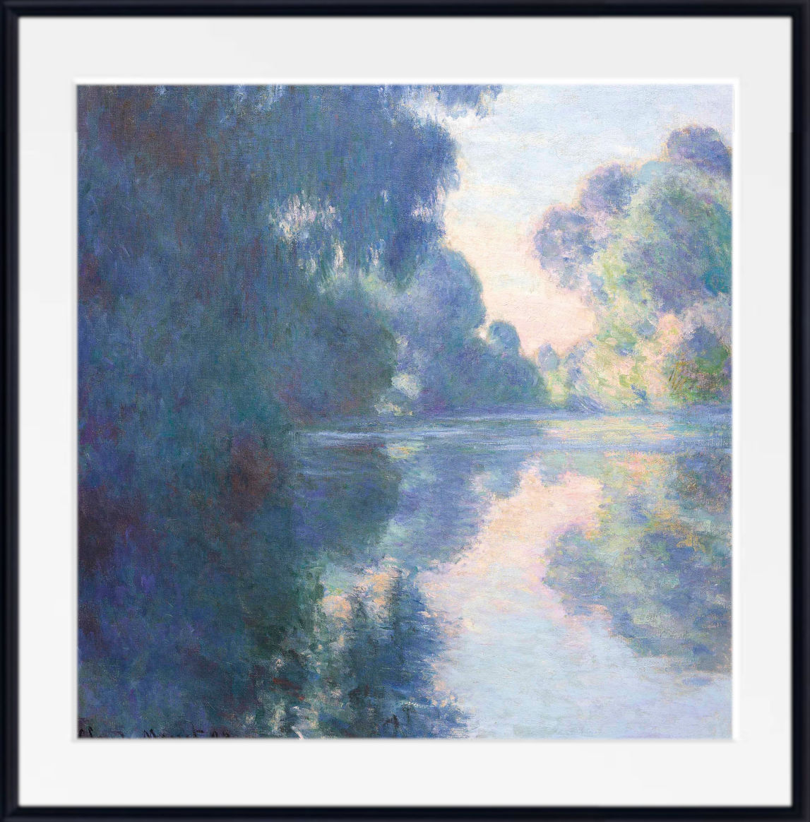 Claude Monet Prints – Morning on the Seine Near Giverny (1897)