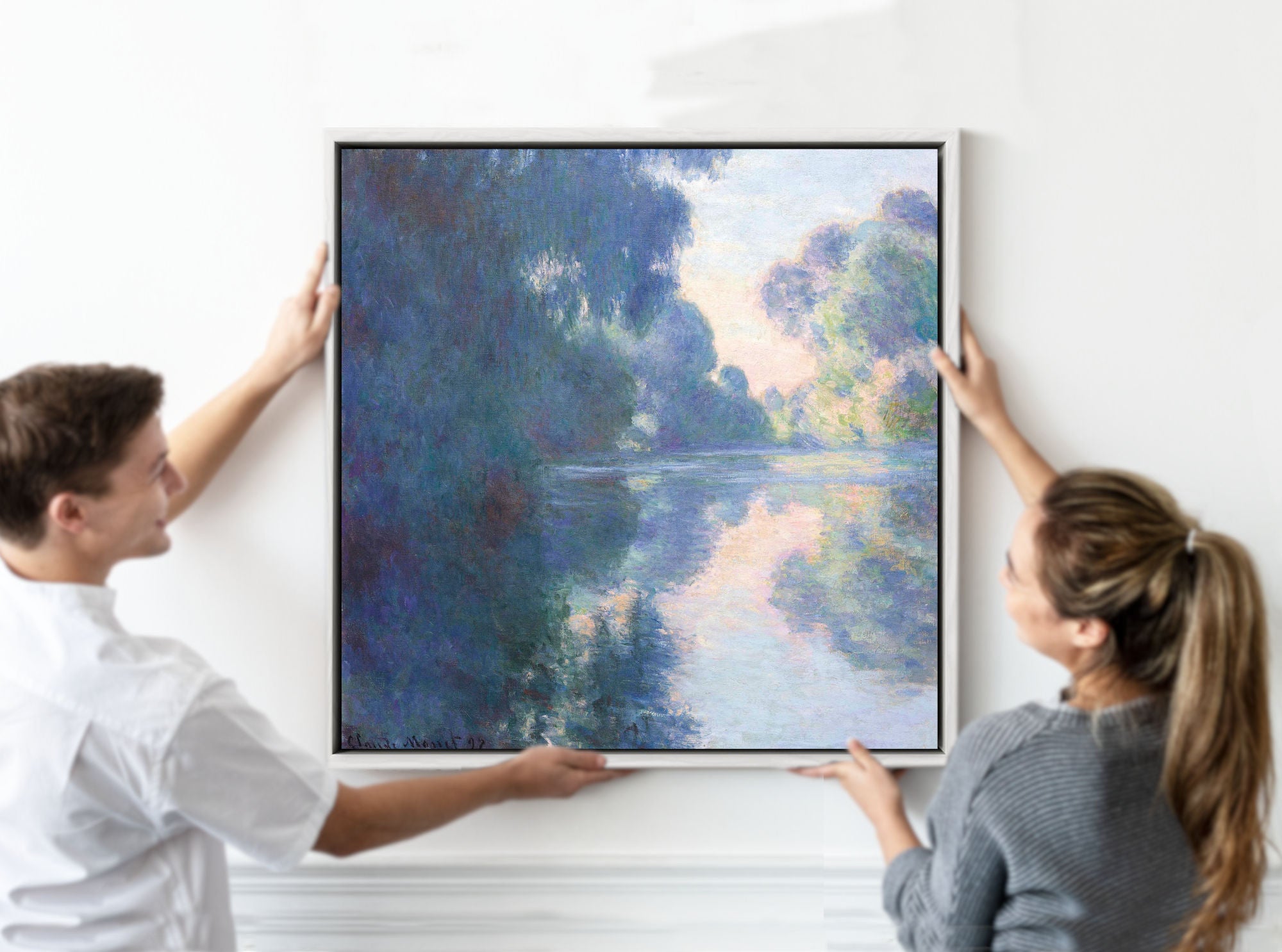 Claude Monet Prints – Morning on the Seine Near Giverny (1897)