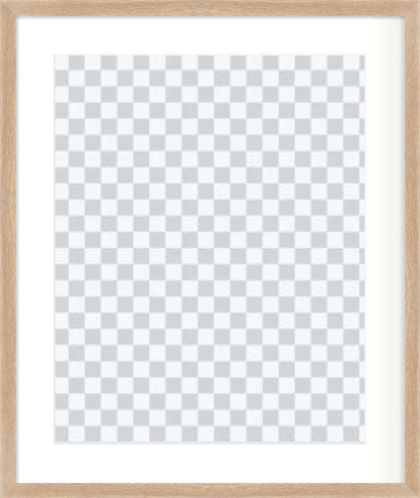 Oak Veneer Wooden Frames For Prints - Landscape and Portrait Formats