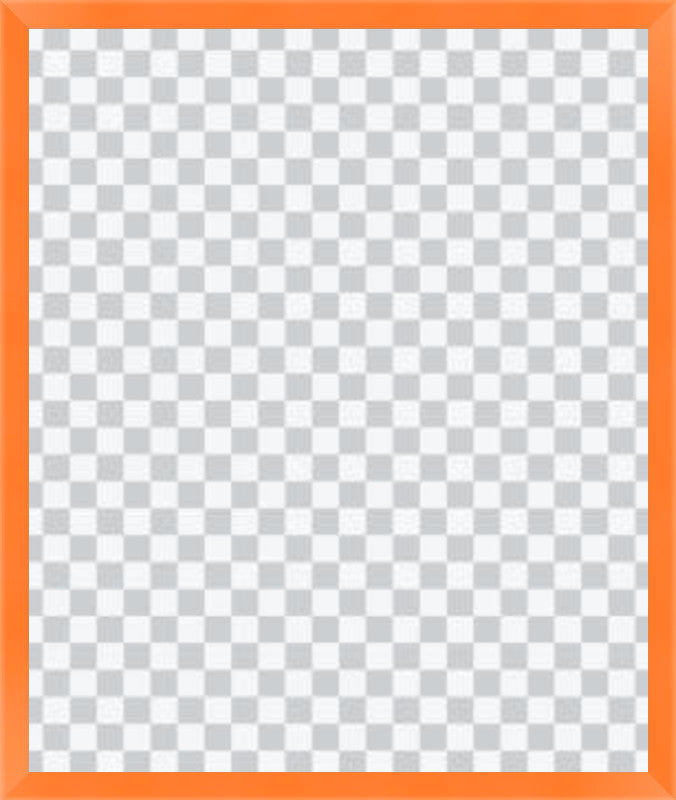 Orange Frames For Prints - Landscape, Square and Portrait Formats