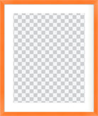 Orange Frames For Prints - Landscape, Square and Portrait Formats