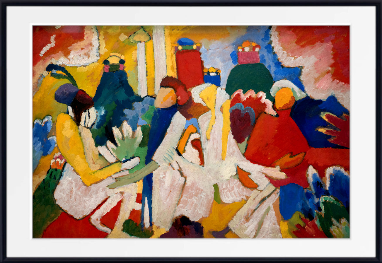 Wassily Kandinsky Fine Art Print, Oriental