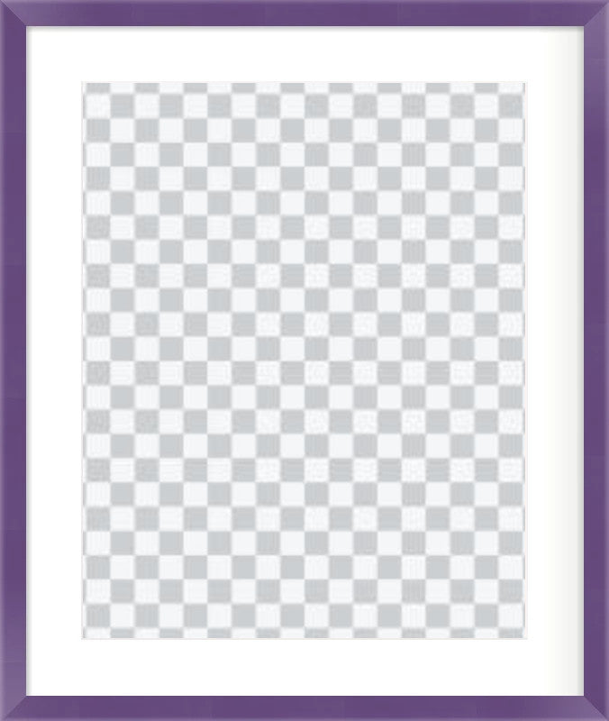 Purple Frames For Prints - Landscape, Square and Portrait Formats