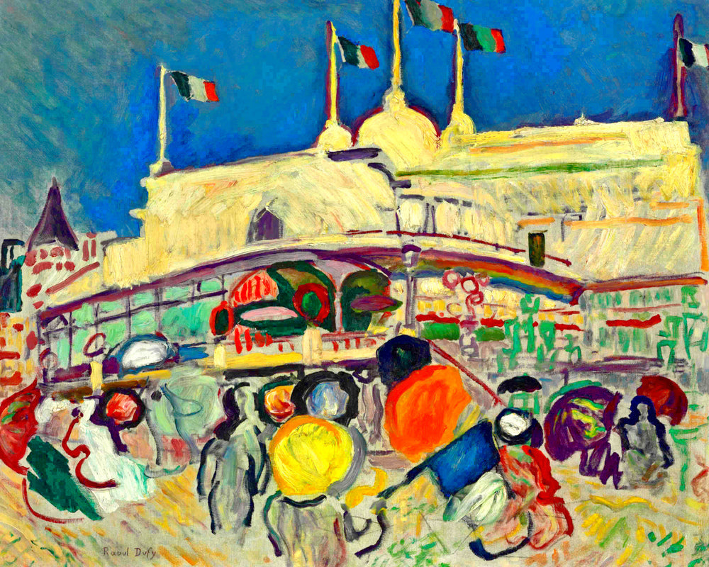 Raoul Dufy Print, 057 Le Casino (1906)_10x8 as an unframed print