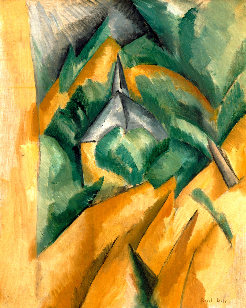Raoul Dufy Print, 067 L'Estaque (1908)_10x8 as an unframed print