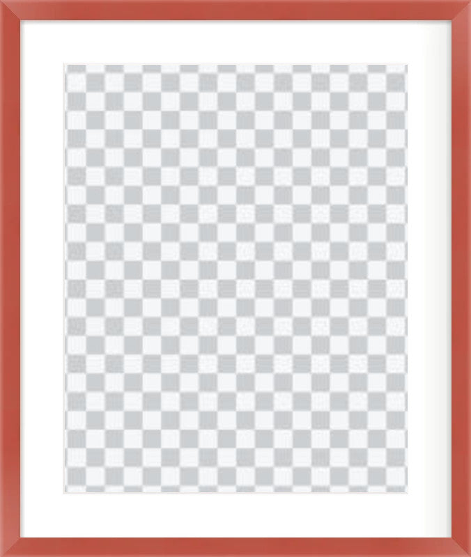 Red Frames For Prints - Landscape, Square and Portrait Formats