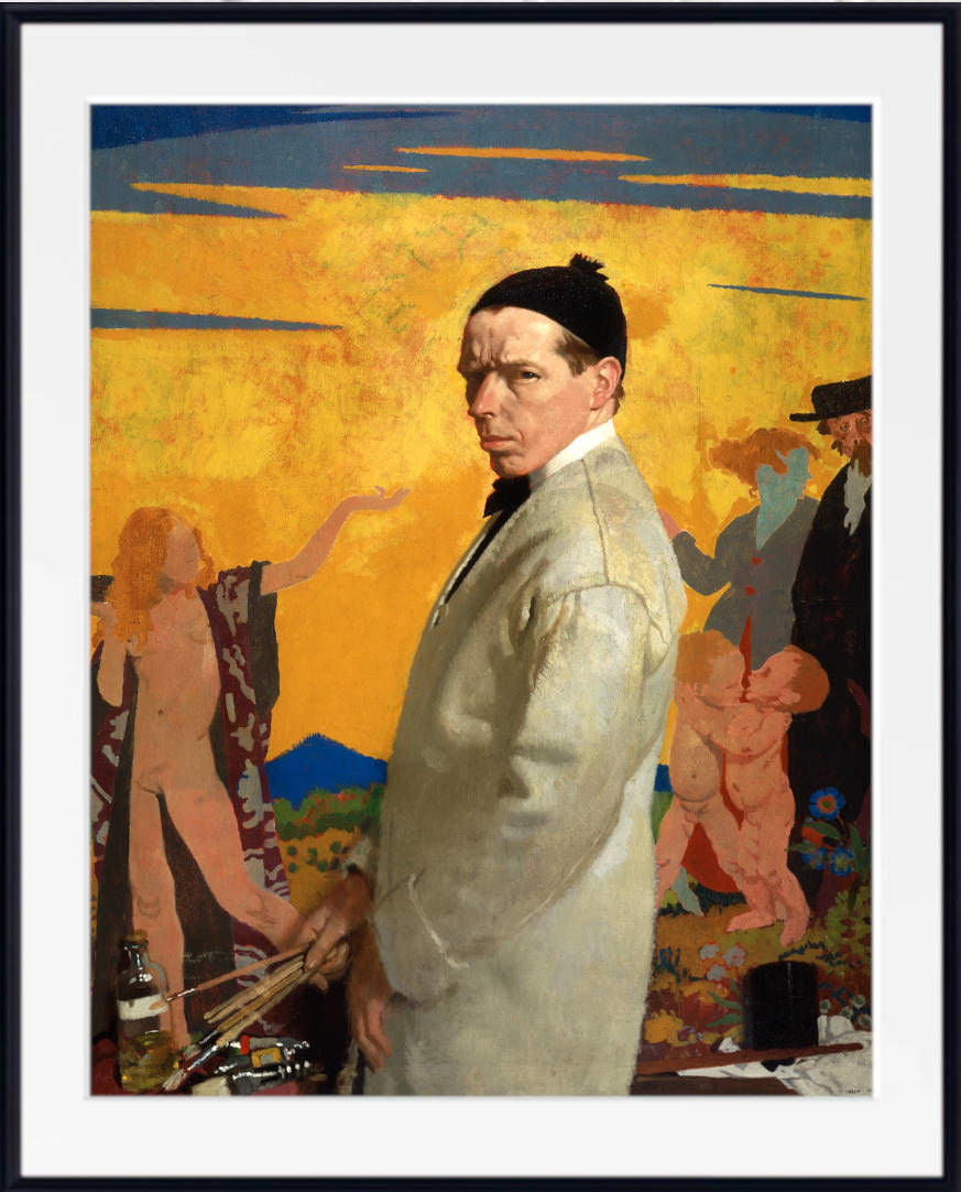 William Orpen Print, Self Portrait
