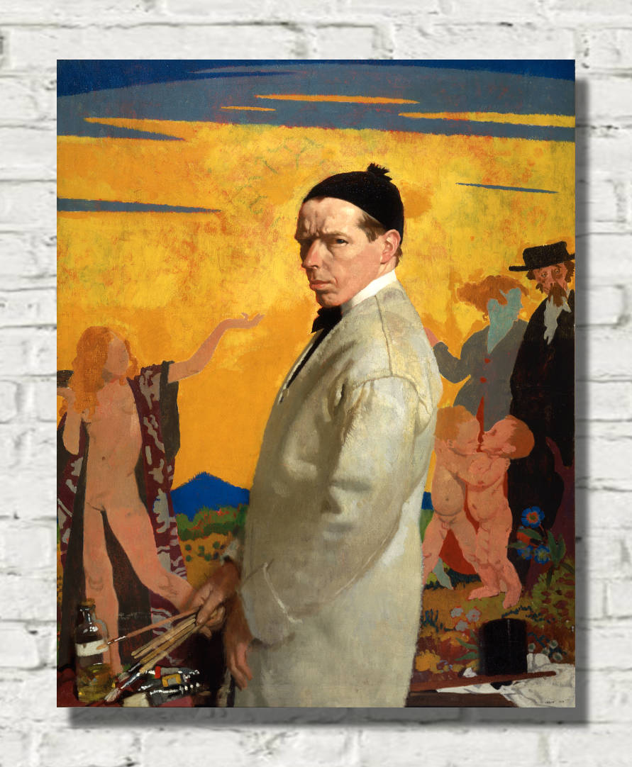 William Orpen Print, Self Portrait