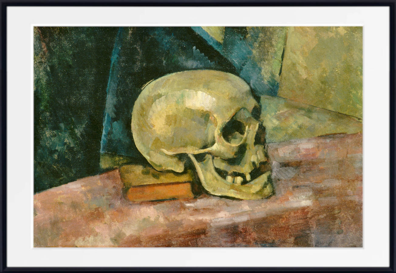 Paul Cézanne Post-Impressionist Fine Art Print, Skull – GalleryThane