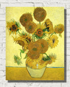 Sunflowers (still life vase with fifteen sunflowers) (1888) by Vincent van Gogh
