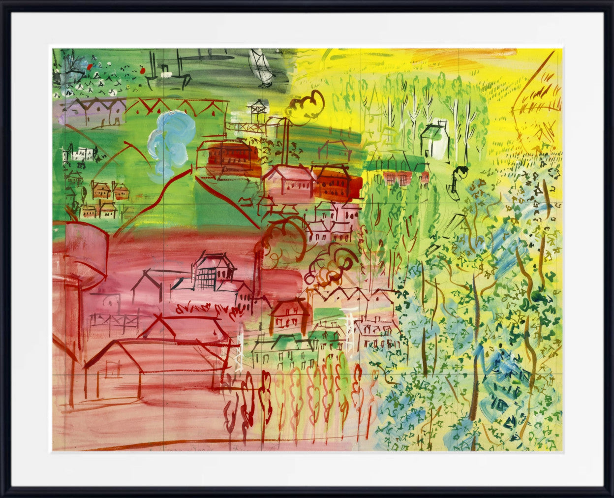 study for the electricity fairy by Raoul Dufy