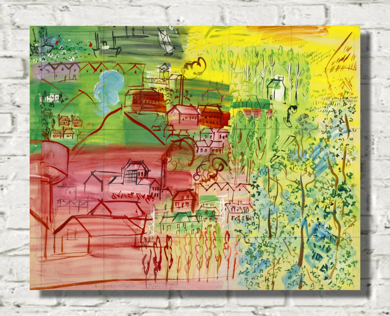 study for the electricity fairy by Raoul Dufy