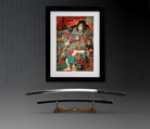 108 Heroes of Suikoden, set of 3 Japanese Warrior Prints, Utagawa Kuniyoshi