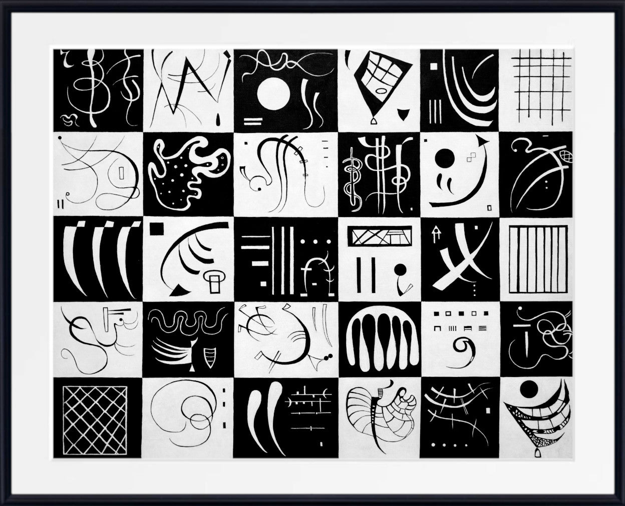 Wassily Kandinsky Abstract Fine Art Print, Thirty