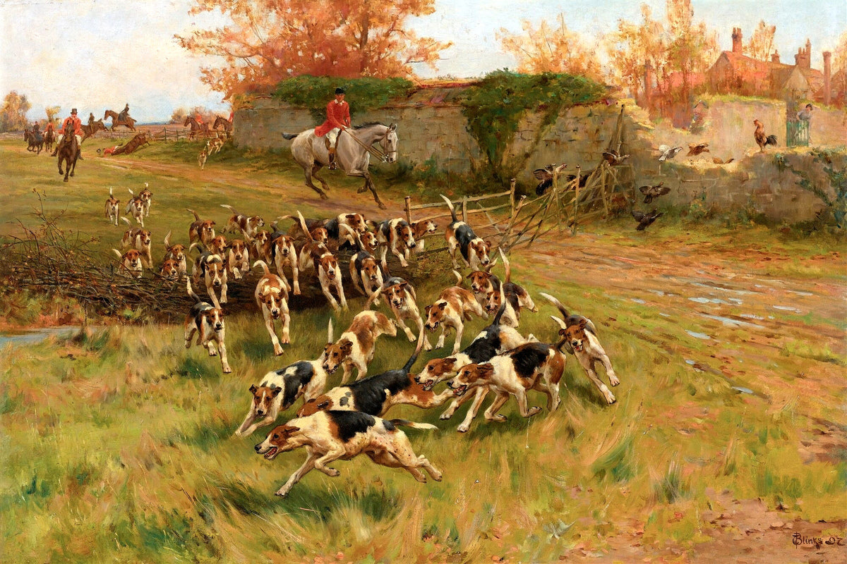 Thomas Blinks Print, In full cry (1897) as an unframed print