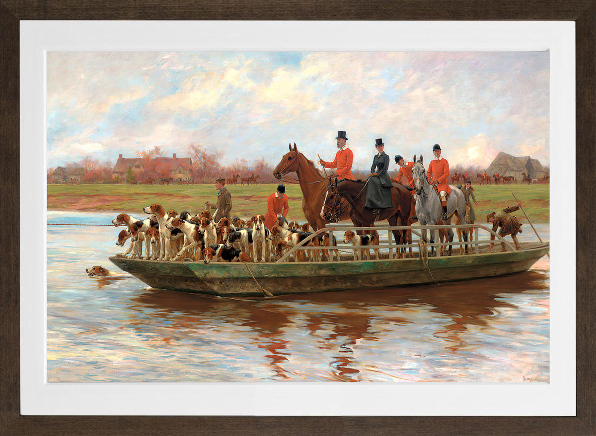 Thomas Blinks Print, Mr in a brown frame