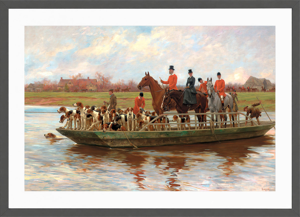 Thomas Blinks Print, Mr in a dark grey frame