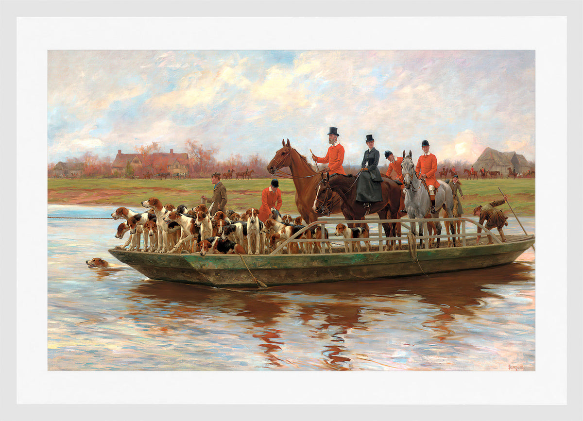 Thomas Blinks Print, Mr in a white frame