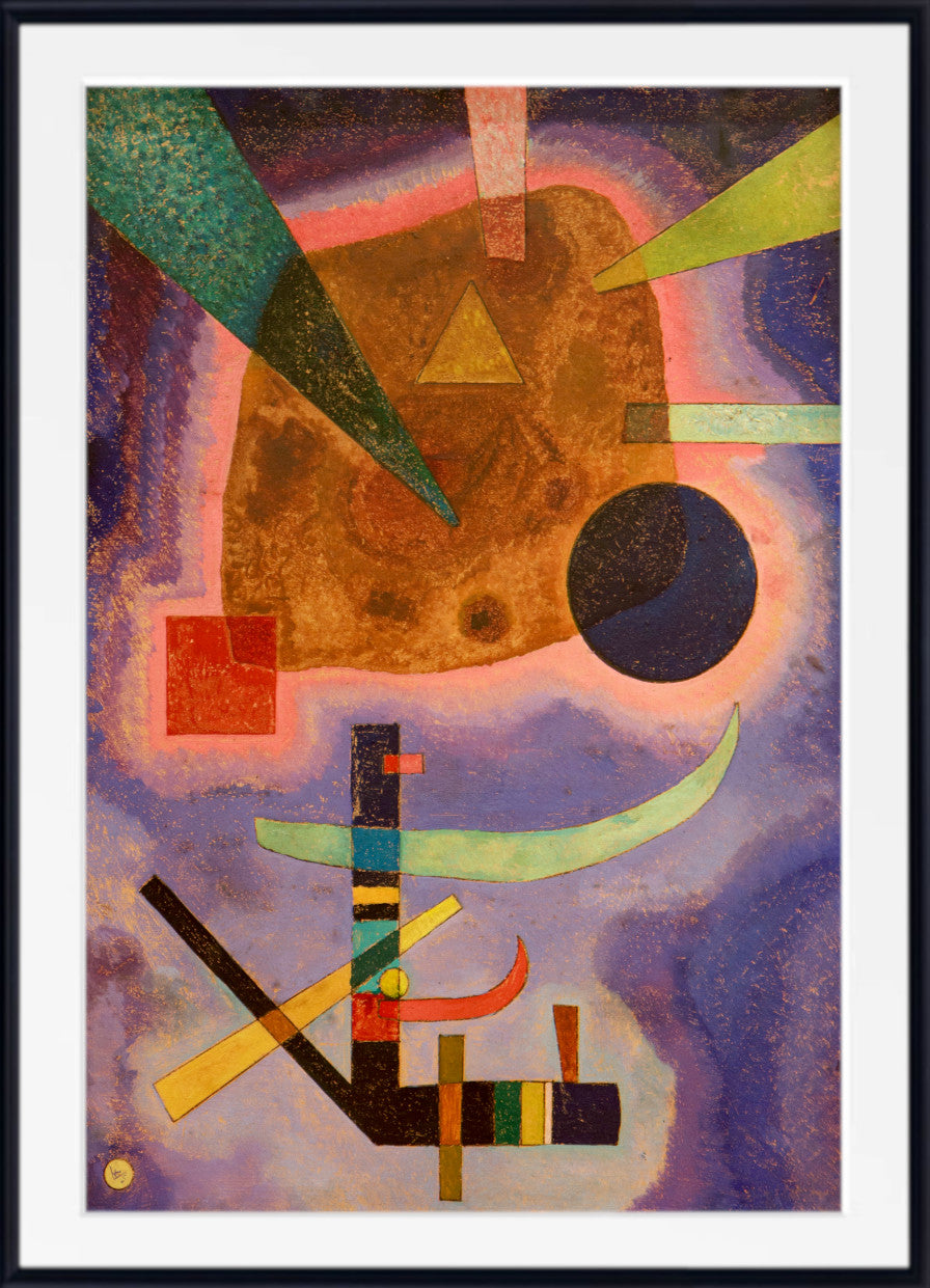 Wassily Kandinsky Fine Art Print, Three Elements