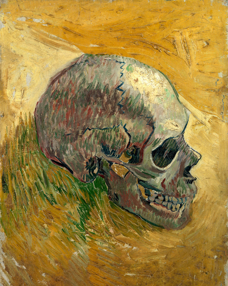 Vincent van Gogh Print, 117 skull_10x8 as an unframed print