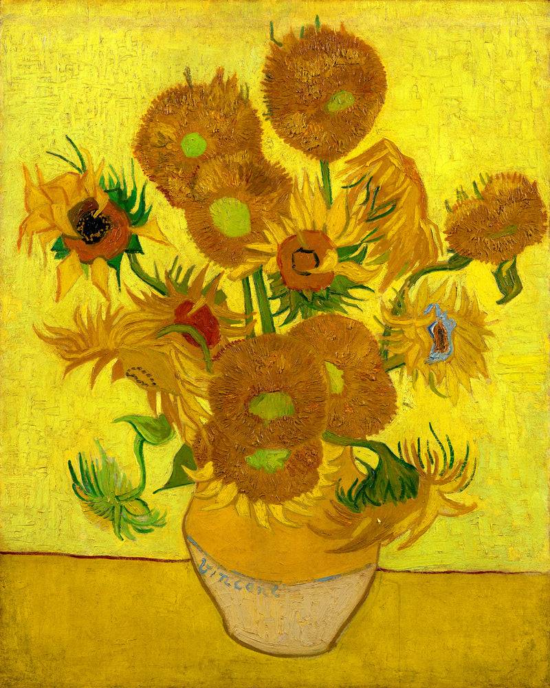 Vincent van Gogh Print, 122 sunflowers_10x8 as an unframed print