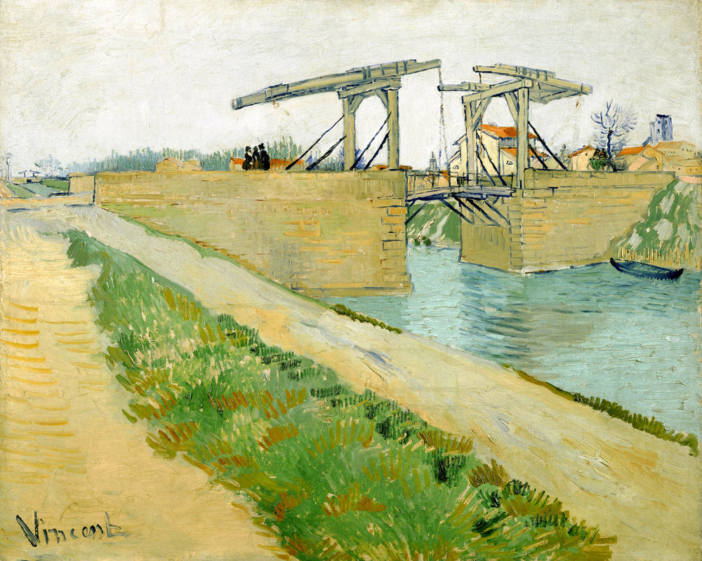 Vincent van Gogh Print, 130 The Langlois bridge (1888)_10x8 as an unframed print