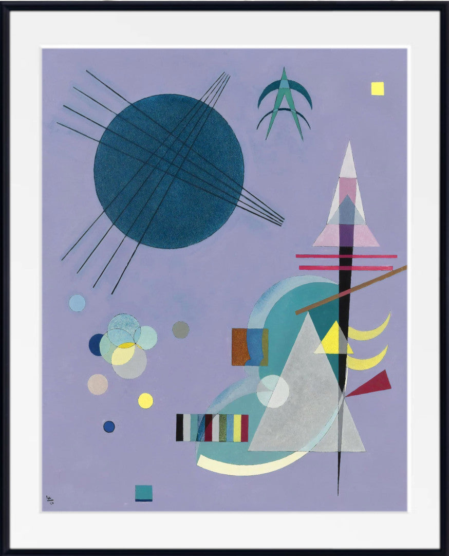 Wassily Kandinsky Abstract Fine Art Print, Violet Green