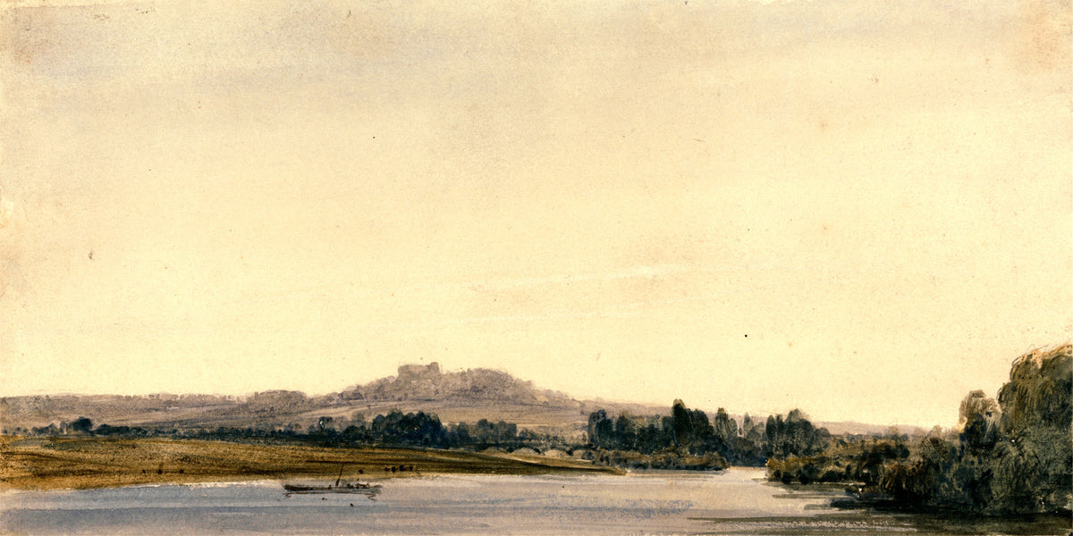 William Callow Print, Mont-Valérien from Bois de Boulogne (1834) as an unframed print
