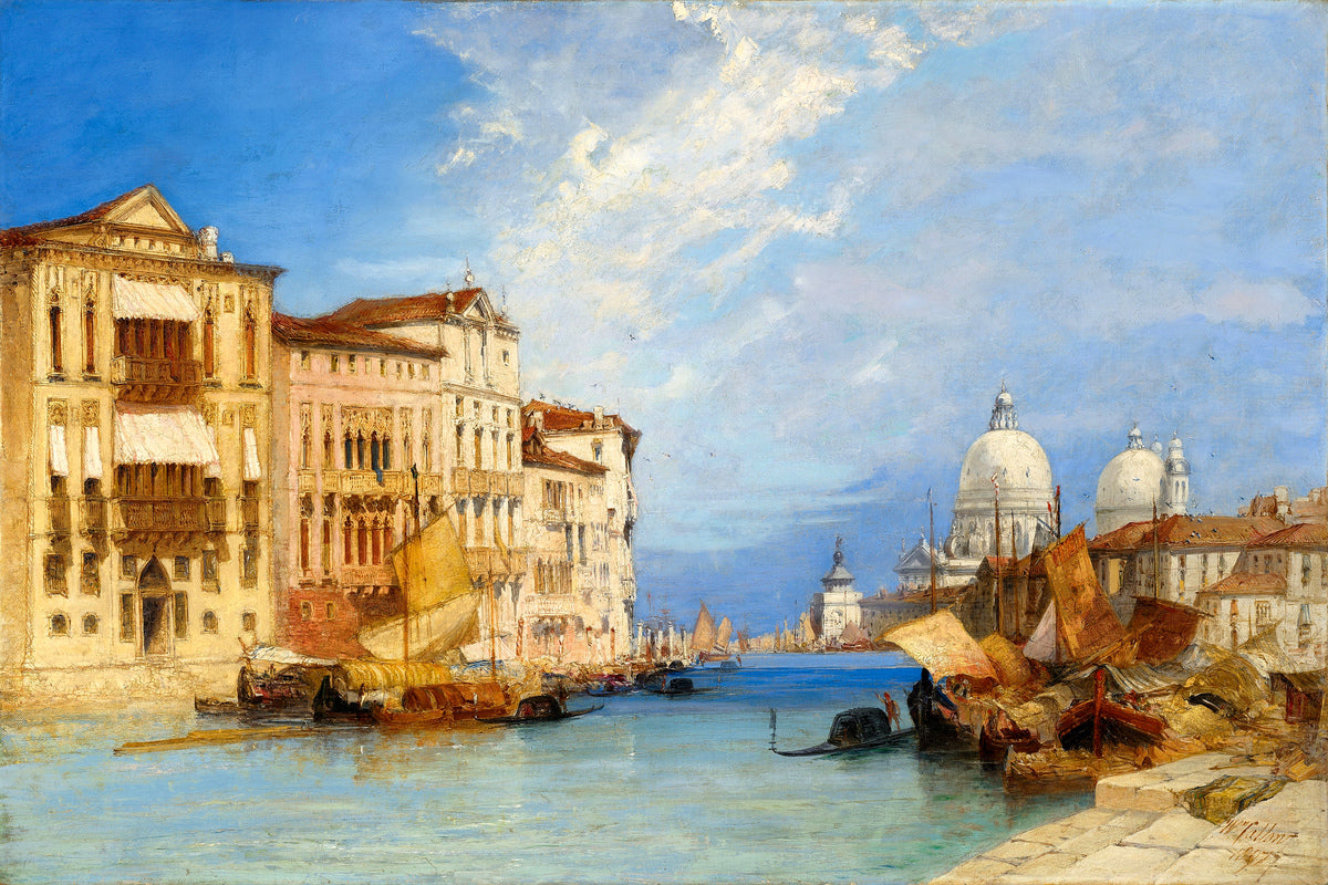 William Callow Print, The Grand Canal, Venice (1897) as an unframed print